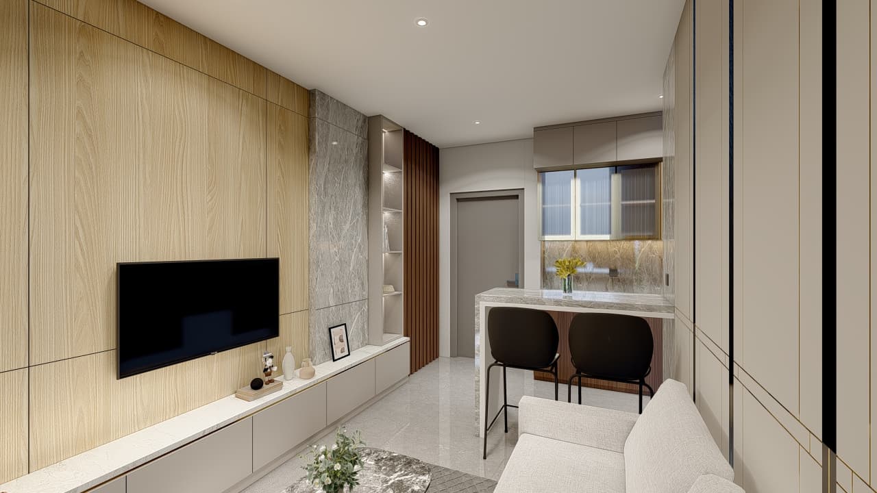 Apartemen · 3 ruang - foto 2